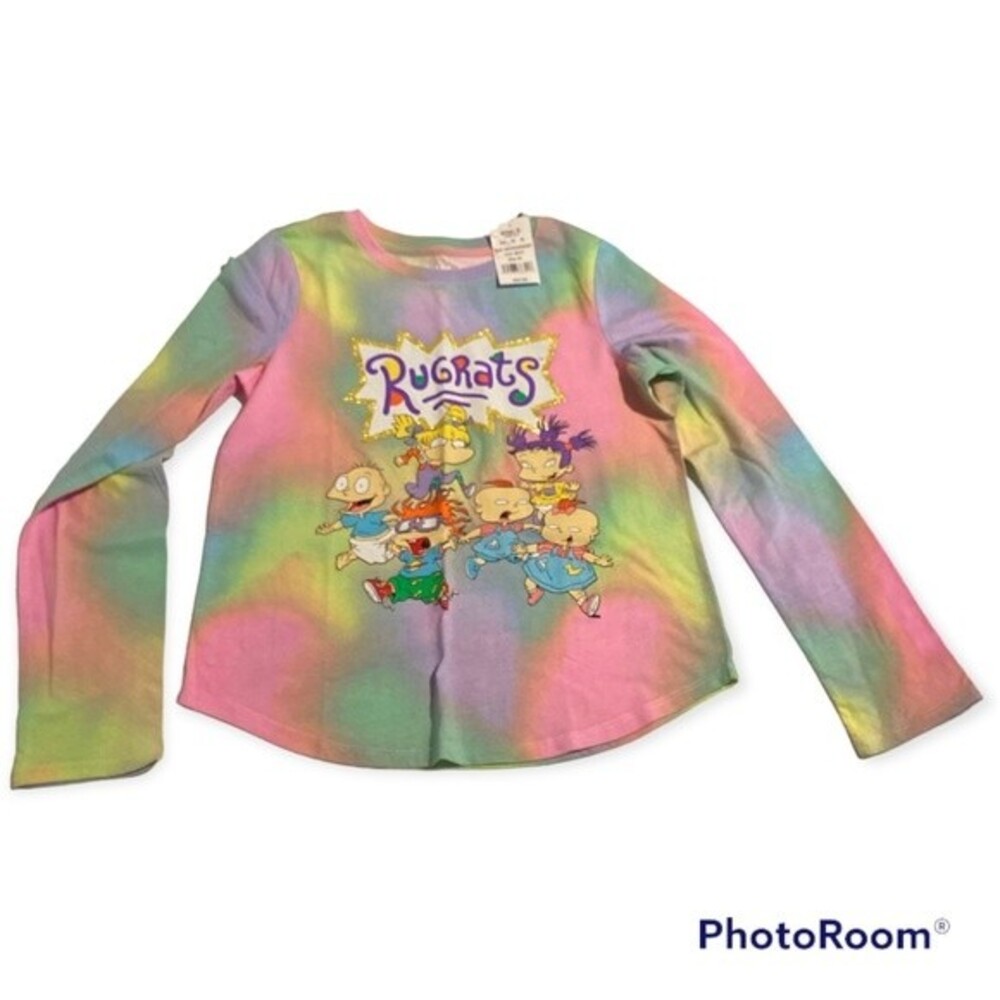 Kohl's Nickelodeon Unisex Rugrats Long Sleeve Pullover Shirt Multicolor XL NEW